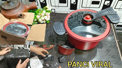 Unboxing Pressure Cooker Totipotent Pot Tutorial Cara Merakit Tutup