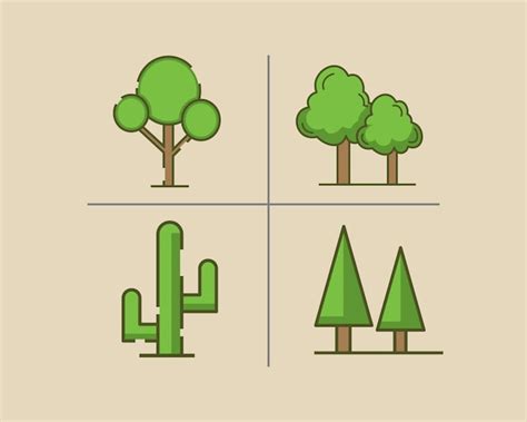 Icono de árbol gráfico de activos Vector Premium