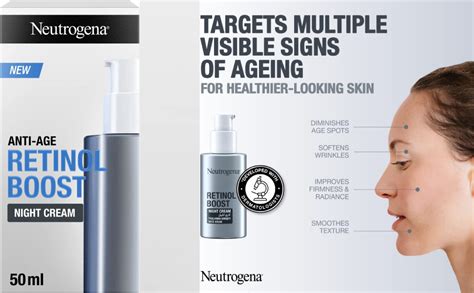 Neutrogena Retinol Boost Anti Aging Night Cream Face Cream Ml