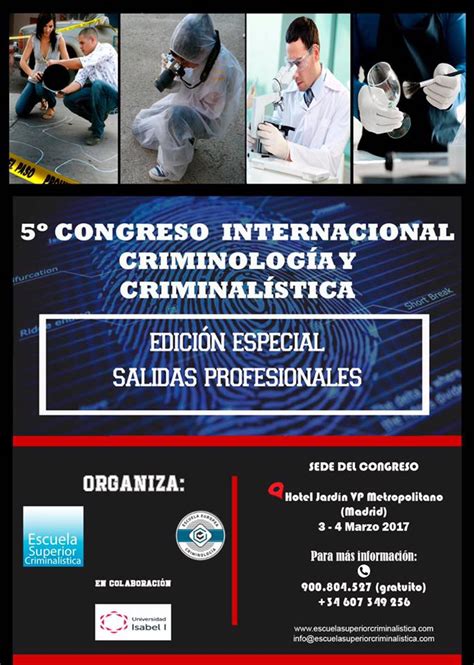 El Investigador 5º Congreso Internacional Criminalística Y