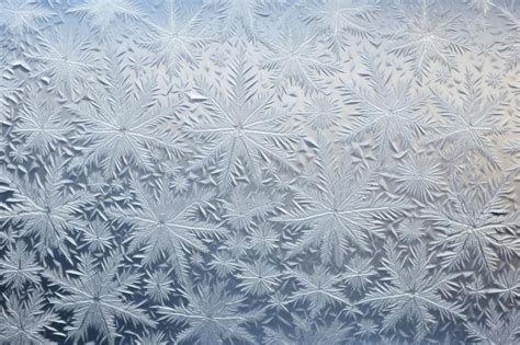 Premium AI Image | Detail of frost patterns on a glass window