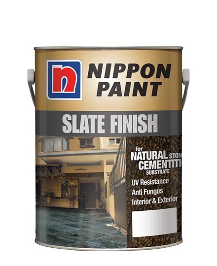 Slate Finish Clear Satin Nippon Paint Professional