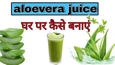 घर पर 100 शुद्ध एलोवेरा जूस कैसे बनाएं Aloevera Juice Kaise Banaen Aloe Vera Juice Kaise