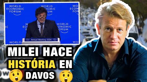 Milei hace historia en Davos Nicolás Márquez YouTube