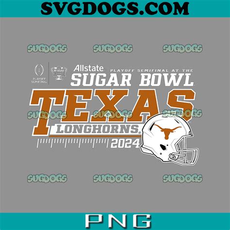 Texas Longhorns Sugar Bowl 2024 PNG