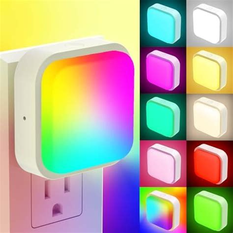 Ravetone Night Lights Plug Into Wall Pack Color Changing Night Light