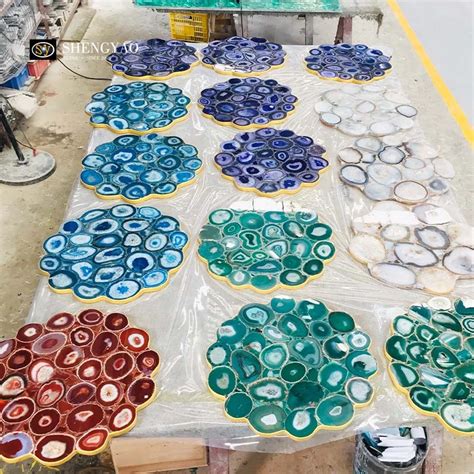 Customized Agate Table Top Agate Table Top Manufacturer China Semi