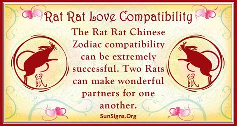 Rat And Rat Compatibility: Lasting Union - SunSigns.Org