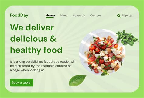 Food Website Template Community Figma Community