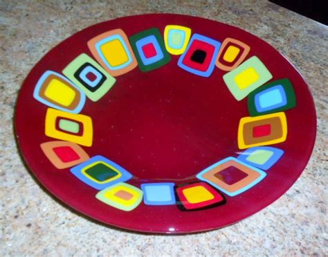 Fused Glass Artwork Fused Glass Plates Fused Glass Jewelry Glass Dishes Glass Bowls Ceramic