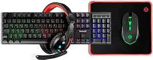 Combo Gamer Tgt Ariete X Rainbow Teclado Abnt Mouse Dpi