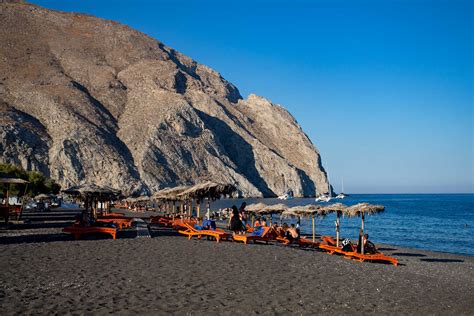 A Guide To Perissa Beach Santorini Greece