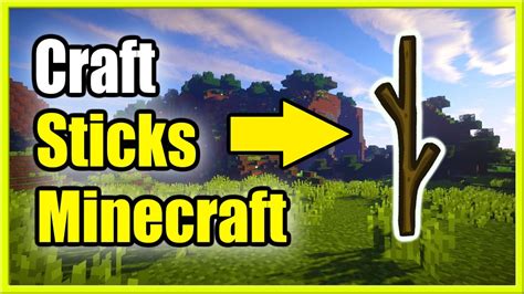 How To Make Sticks In Minecraft Ad Free Webteknohaber