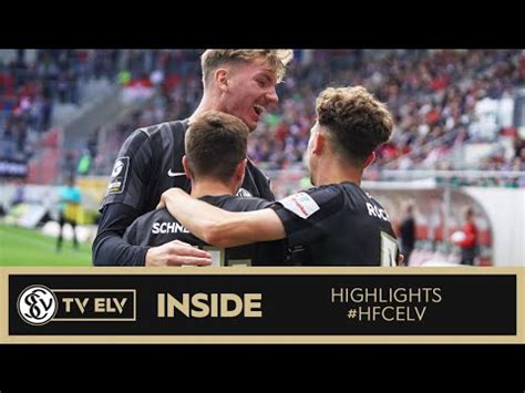 TV Elv Inside Highlights Hallescher FC Vs SV Elversberg 1 3