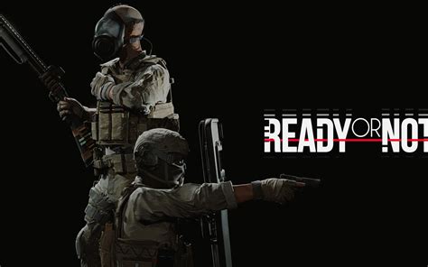Ready or Not Wallpaper 4K, AMOLED, Black background