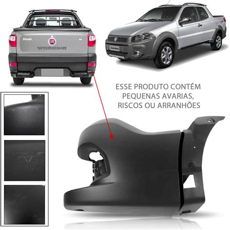 POLAINA TRASEIRA LADO DIREITO ORIGINAL FIAT STRADA WORKING 2013 2014