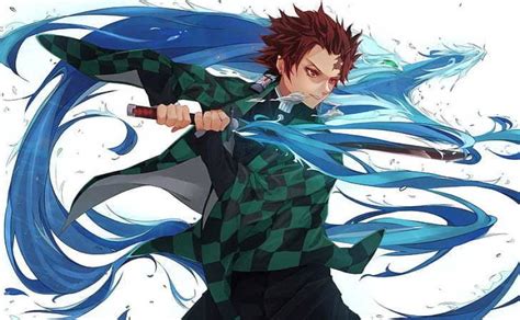 Anime Demon Slayer Kimetsu No Yaiba Tanjirou Kamado Poster Paper Print