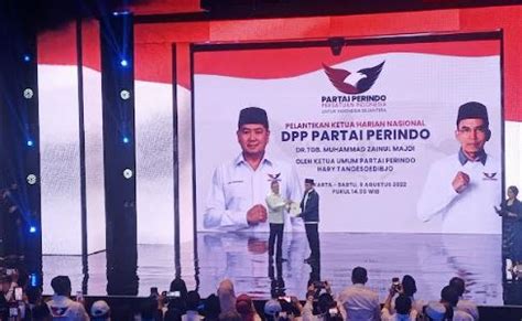 Hary Tanoe Resmi Lantik Tgb Jadi Ketua Harian Nasional Dpp Perindo