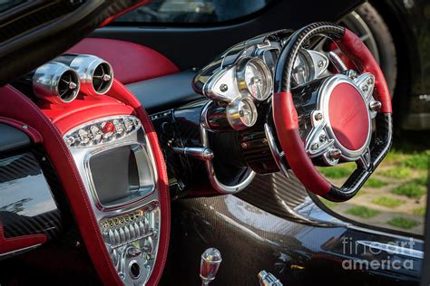 pagani huayra white interior
