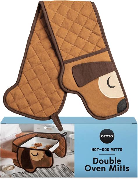 Ototo Hot Dog Oven Mitts Cute Funny Oven Mitts Ts For