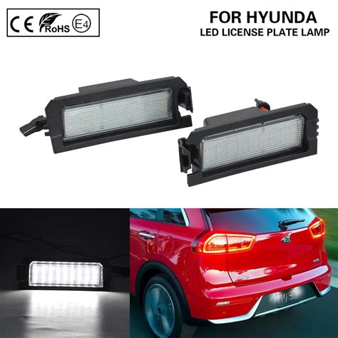 Pcs Led Number License Plate Light Lamp For Hyundai I Pd Pde