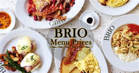 Brio Menu Prices | Italian Restaurant Brunch, Lunch, Dinner Menus