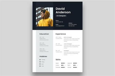 20+ Best Photoshop Resume & CV Templates (PSD Resume Templates ...