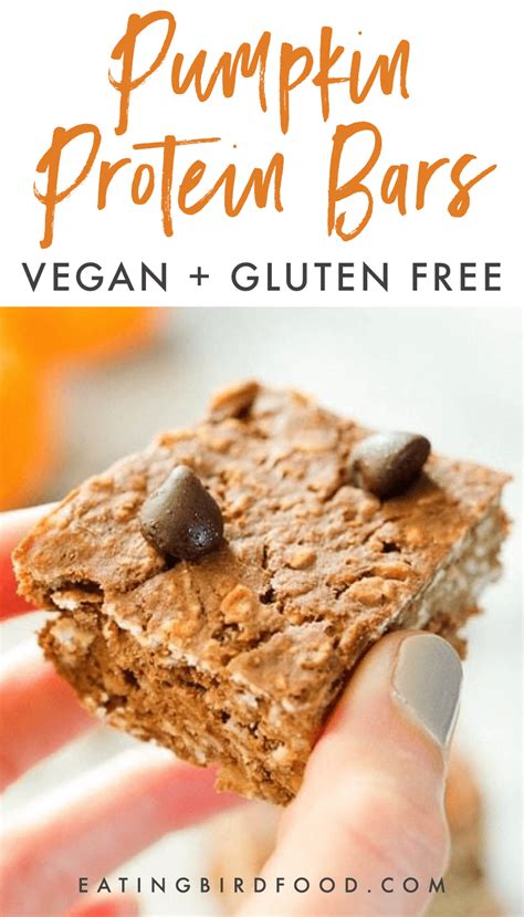 Pumpkin Protein Bars Vegan Gluten Free Artofit