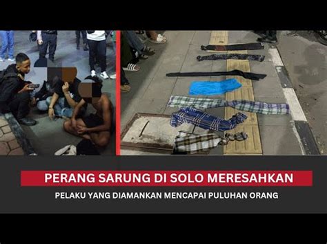 Per Ng Sarung Marak Di Bulan Ramadan Dua Pelaku Ini Ditinggal Rekannya