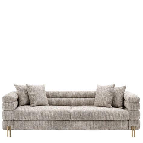 EICHHOLTZ York Sofa Mademoiselle Beige Wilhelmina Designs