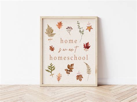 Home Sweet Homeschool, Homeschool Wall Art, Homeschool, Wall Art ...