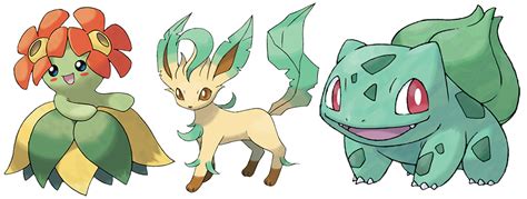 All Leaf Type Pokemon