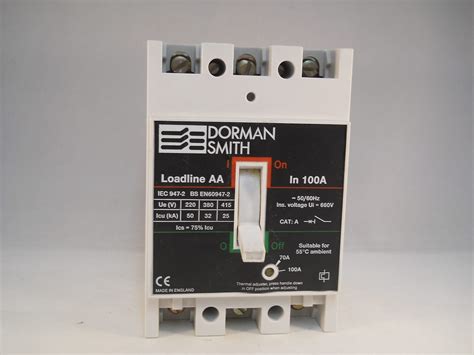 Dorman Smith Loadline MCCB 100 Triple Pole 3 Phase 100A AA