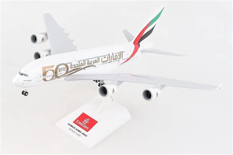 Buy Daron SkyMarks Emirates A380 1 200 W Gear 50th Anniversary SKR1034