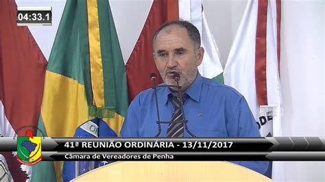 PALAVRA LIVRE VEREADOR TONINHO CORDEIRO EM 13 11 2017 YouTube