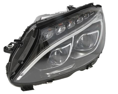 Mercedes Headlight C Class W Led Bi Xenon Afs Left Side