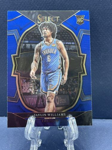 2022 23 Panini Select Jaylin Williams Blue Concourse Rookie RC 99 OKC