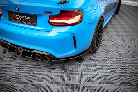 Maxton Design Street Pro Diffusor Flaps für BMW M2 F87 schwa