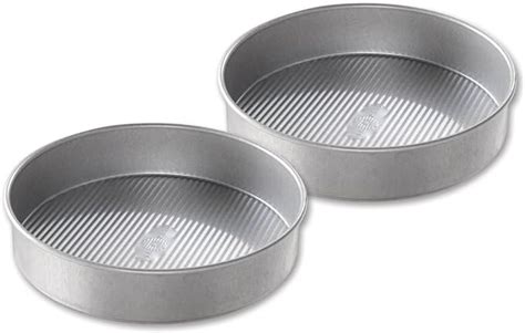 Usa Pan Bakeware Molde Redondo Para Tartas Pulgadas Revestimiento