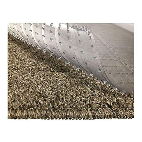 Nk Home Ribbed Multi Grip High Spike Clear Plastic Runner Rug Carpet