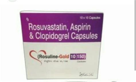 Rosuvastatin Aspirin Clopidogrel Capsules 10 Mg At Rs 1300box In Nagpur