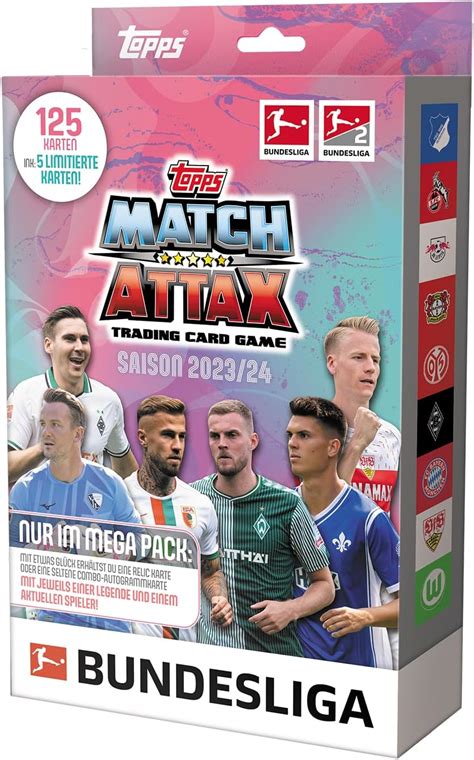 Topps Bundesliga Match Attax 23 24 Mega Pack 125 kart içerir