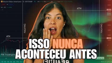 Bitcoin Atinge Ath Antes Do Halving E Cai E Agora Youtube