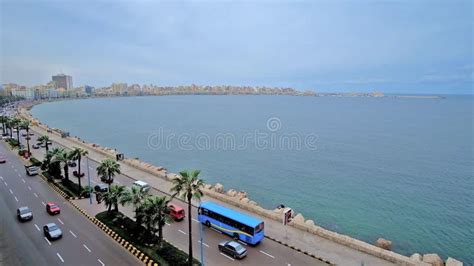 Seafront of Alexandria, Egypt Stock Footage - Video of afrika, chaotic ...