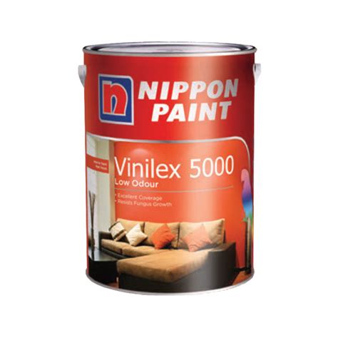 Nippon Paint Vinilex 5000 1L 5L All Colours Available Lazada