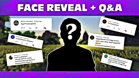 Face Reaveal And Q And A Top10withshahin Youtube