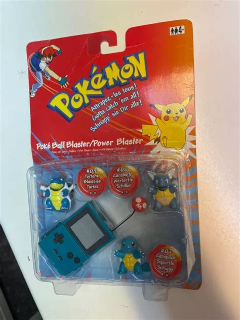 POKÉMON POKÉ BALL Blaster Schiggy Schillok Turtok Tomy Hasbro