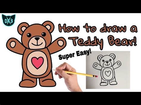 Teddy Bear Drawing Step By Step