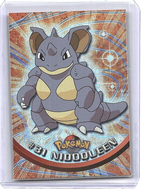 Nidoqueen Topps Pokemon Tv Animation Series Foil Fast Ship