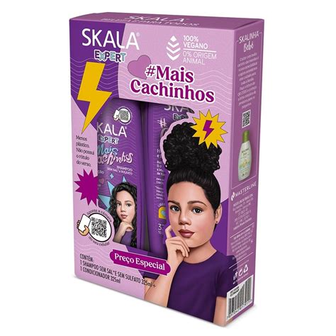 Kit Shampoo E Condicionador Mais Cachinhos Infantil 325Ml Cada